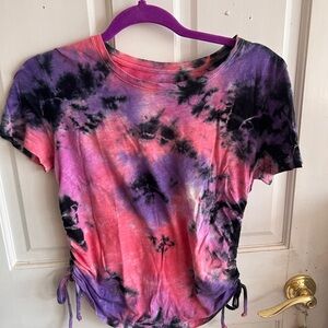 Victoria’s Secret PINK tie-dye shirt with side ties